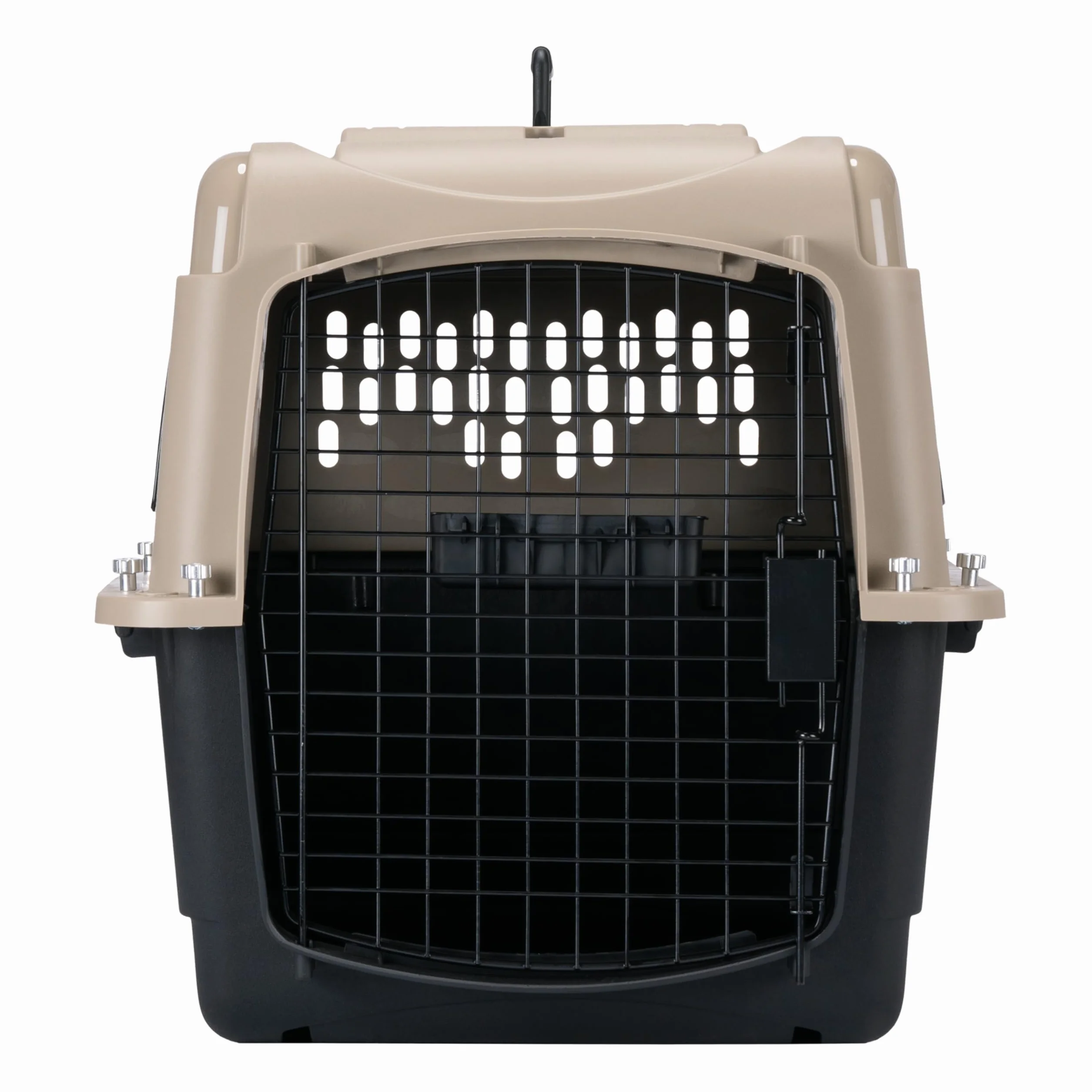 Petmate - Vari Kennel - Transportín para Mascotas - Transportín Robusto - Transportín ventilado - Fácil de Montar - Tamaño Mediano - Dimensiones Interiores 61 x 45,5 x 7,5 cm