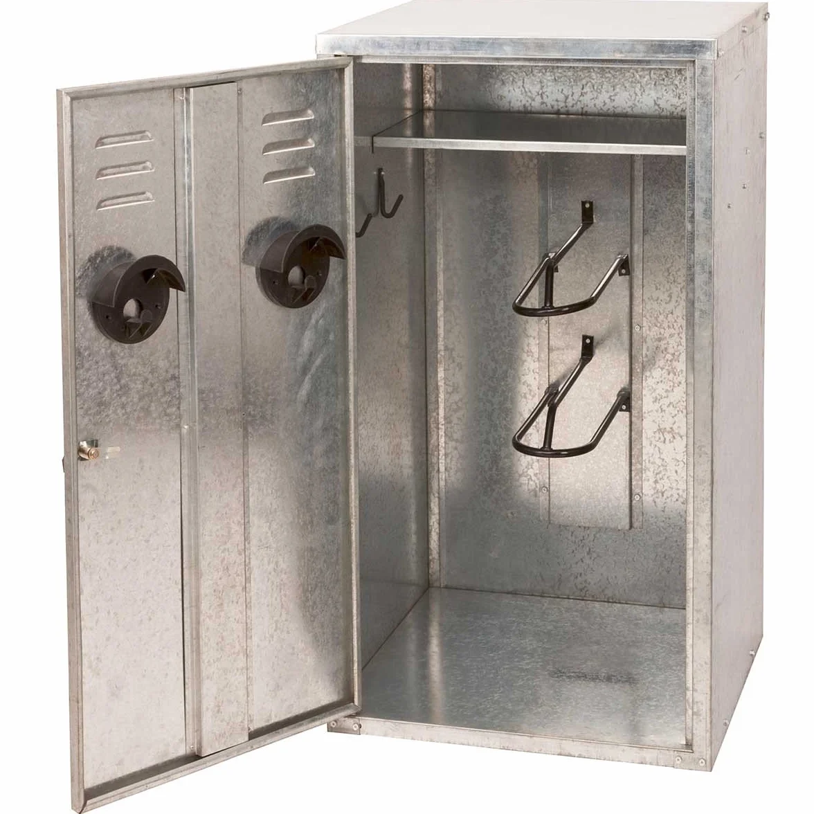 Kerbl Armario para sillas de Montar 60x60x106cm Chapa de Acero con Cerradura