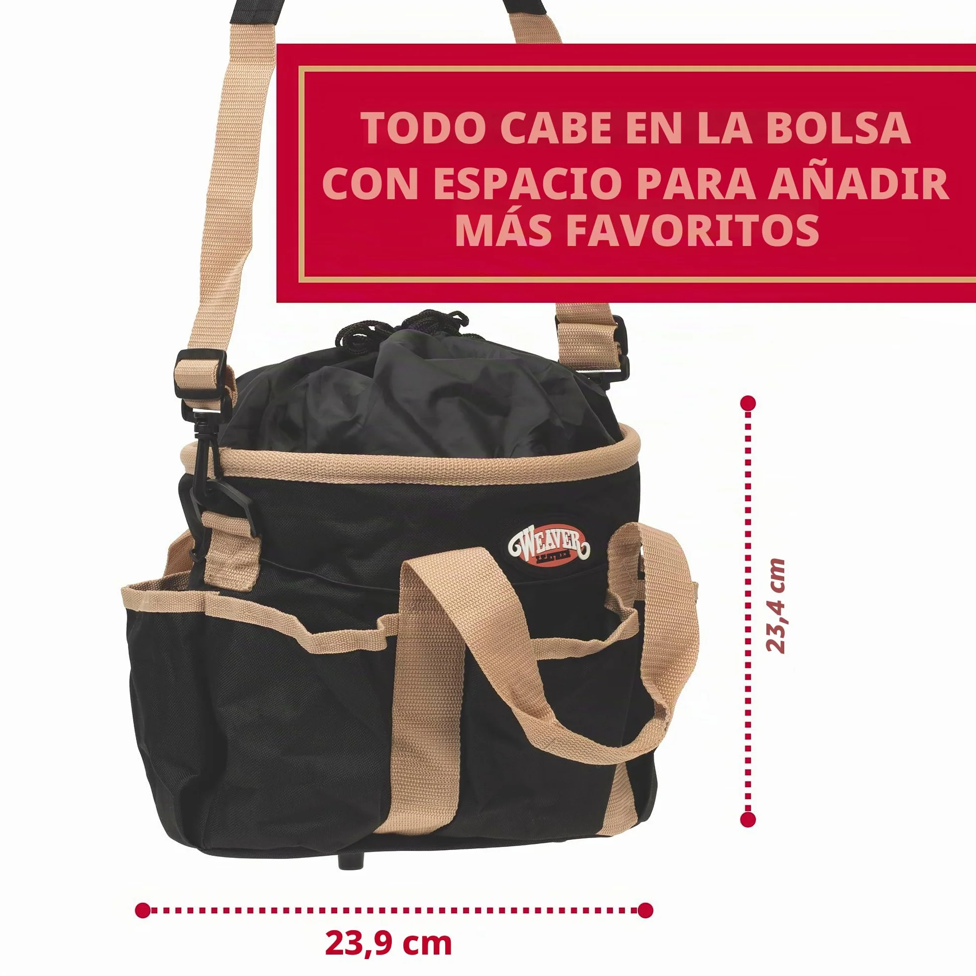 Weaver - Kit de Cuidado de Piel, 65-2055-BK, Black/Beige