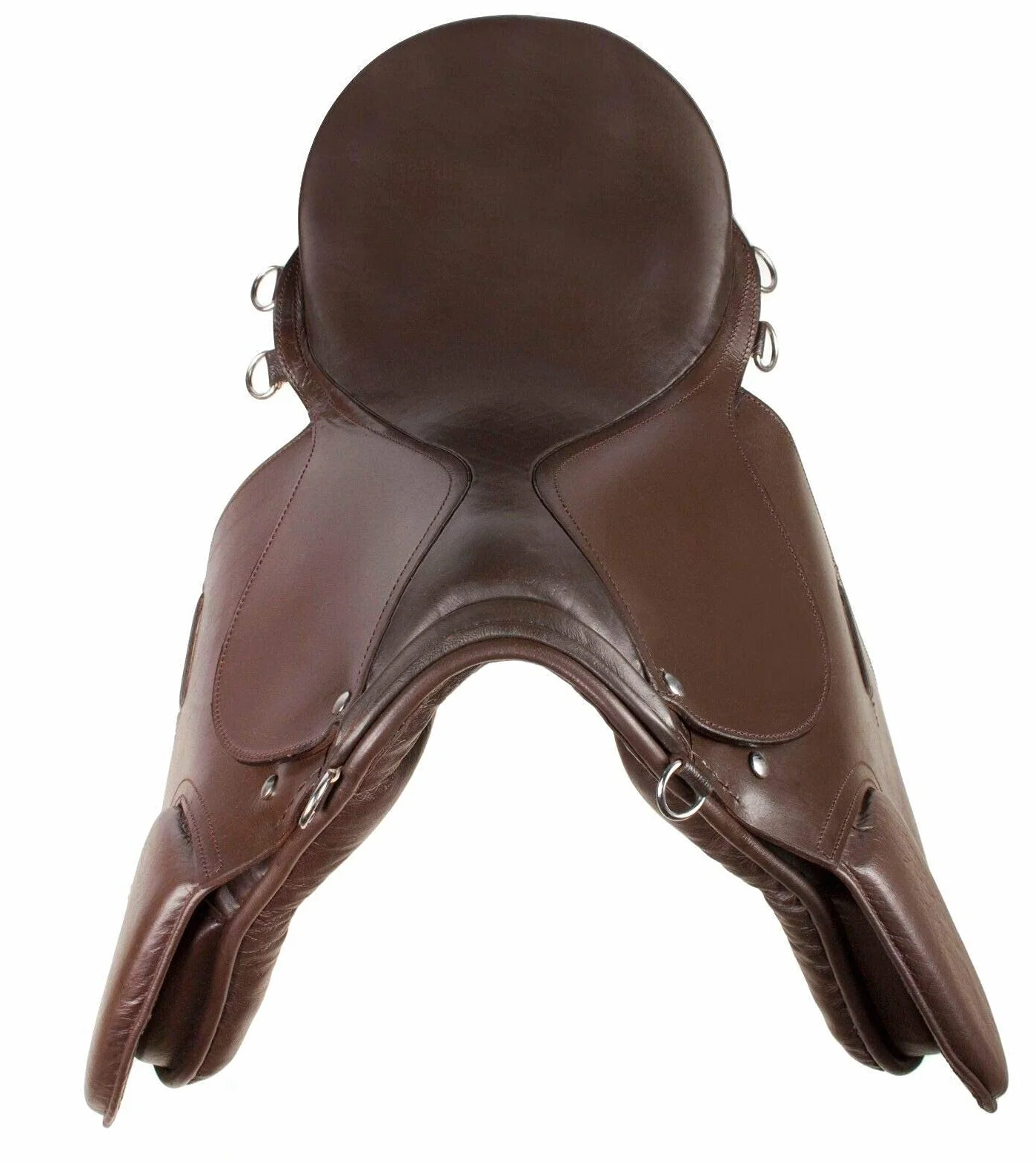 EU English Saddle - Tachuelas de piel para montar (asiento de 12 a 18 pulgadas)