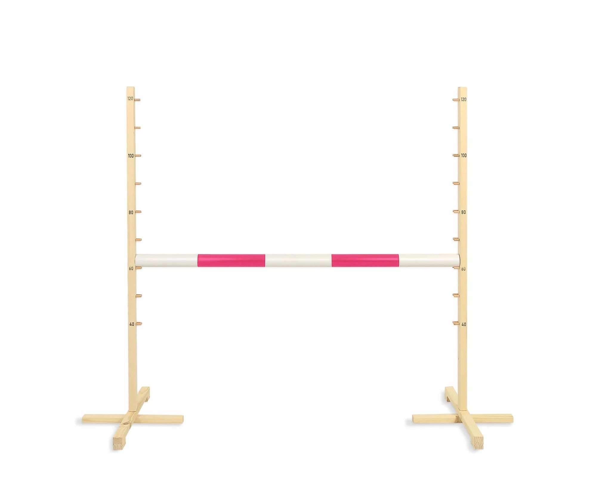 Obstáculo de salto para Hobby Horse 120 cm, 50 mm - Rosa