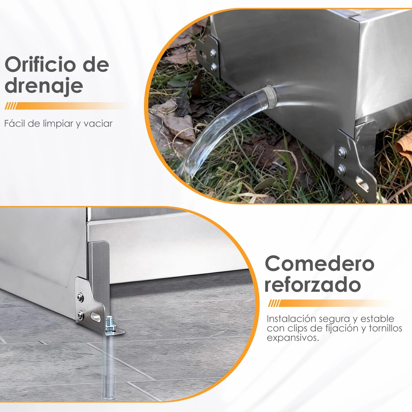 50 litros Bebedero con Válvula Flotante 1/2 Pulgada, Bebedero Automático con Kit de Conexión, Bebedero Flotante con Soportes, Bebedero para Caballos, Cabras, Ganado, Ovejas, Perros